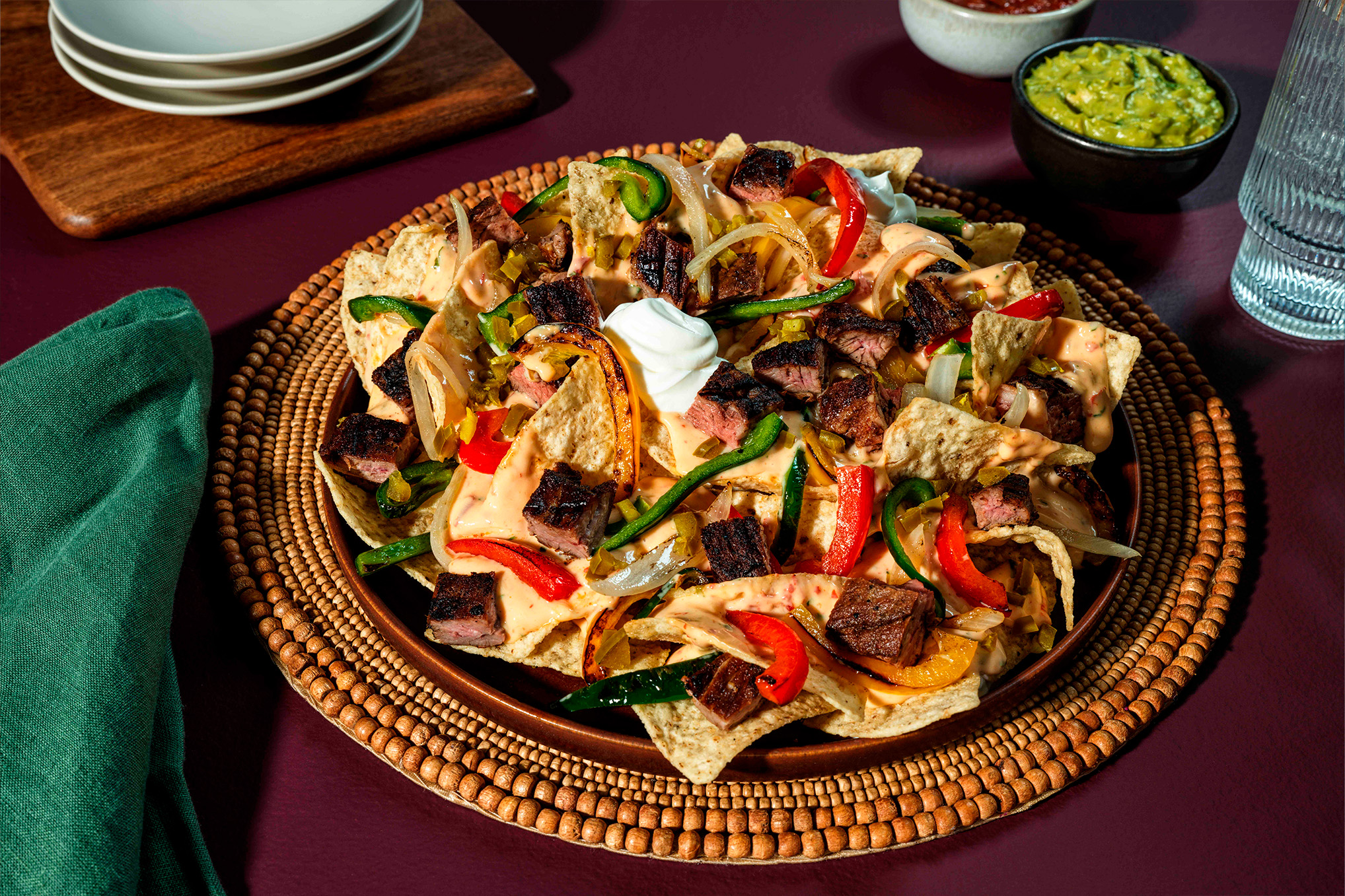 Tostitos® Smoked Pepper & Steak Fajita Nachos