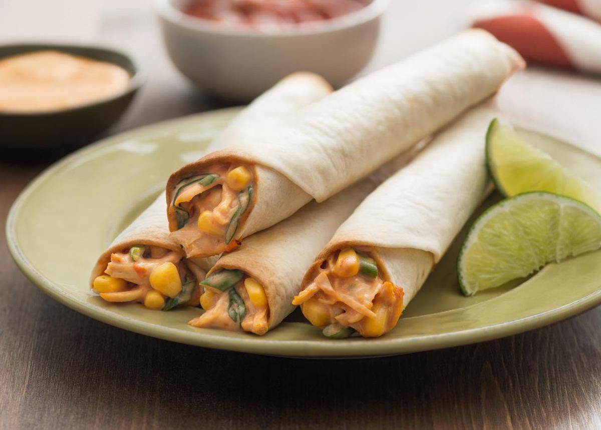Cheesy Chicken Flautas