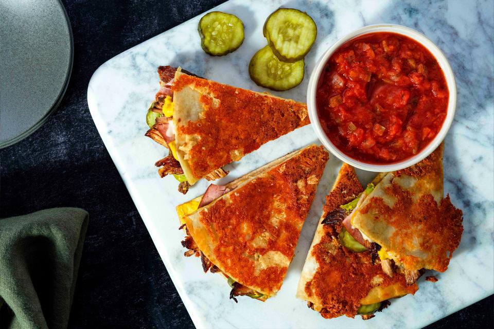 Tostitos® Cubano Crunch Quesadilla