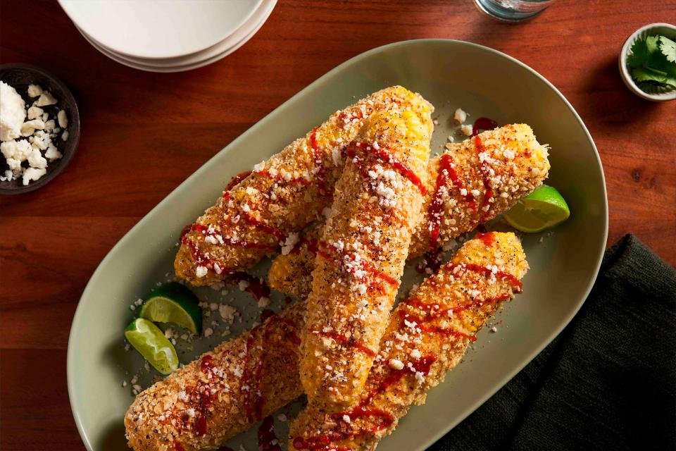 Grilled Corn with Tostitos® Crunch
