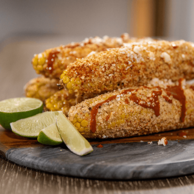 Grilled Corn with Tostitos® Crunch