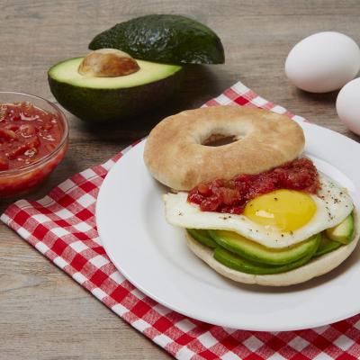 Fried Egg and TOSTITOS® Salsa Sandwich